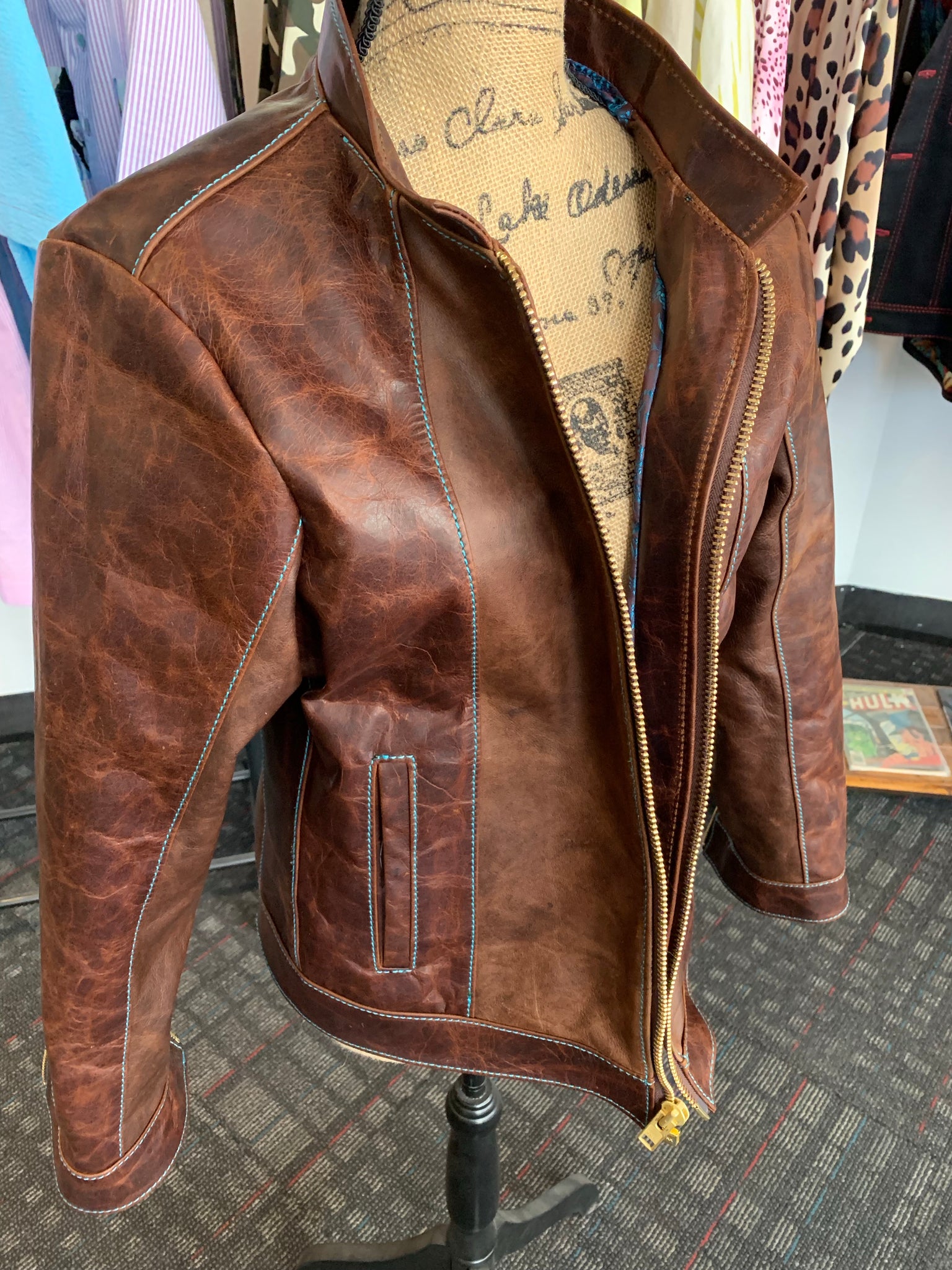 Women’s easy rider leather jacket