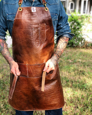 Leather apron reversible “ Mr Stash”
