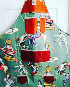 Beauties and Brains apron