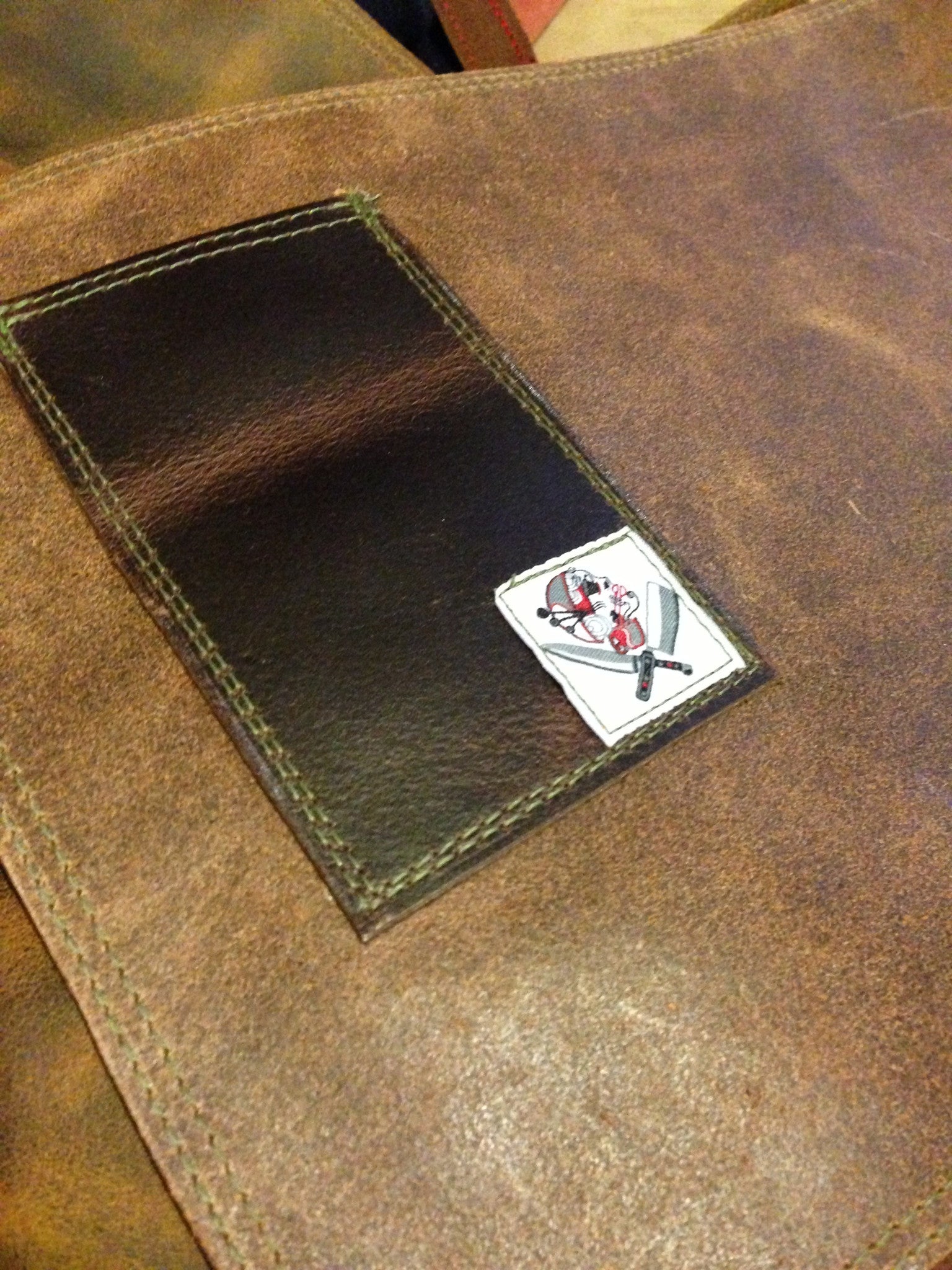 Leather cocktail aprons