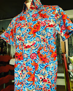 Koi fish king guayabera