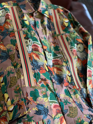 Harvest owl guayabera