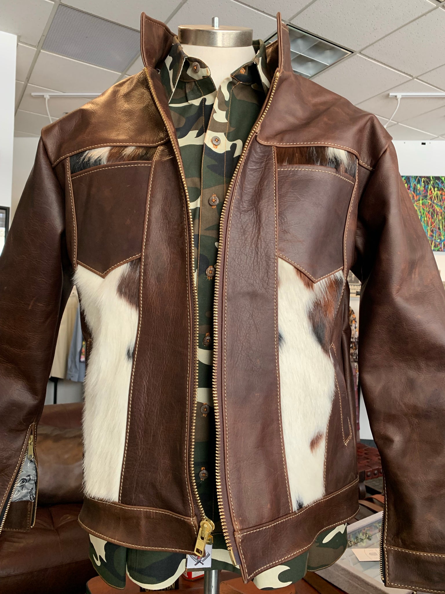 Amarillo by morning leather jacket